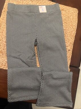 Source Unknown Black and White Houndstooth Kids Pants
